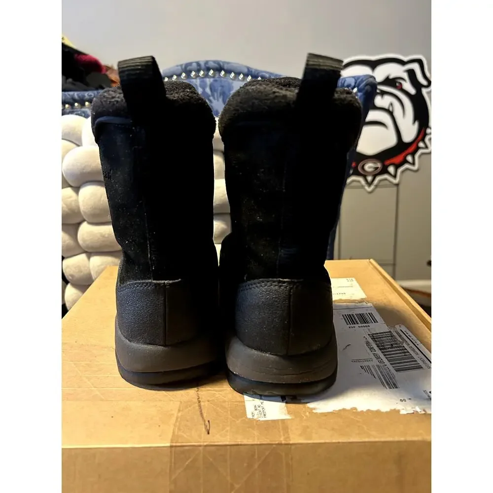 L.L. Bean High Suede Primaloft Front Zip Boots size 8 NWT